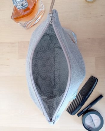 Trousse de maquillage RAJA Lin irisé et Coton brillant – Image 8
