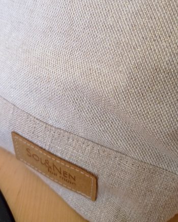 Trousse de maquillage RAJA Coton beige Lurex et Lin – Image 9