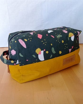 Trousse de toilette SIENNA Arty kaki moutarde – Image 4