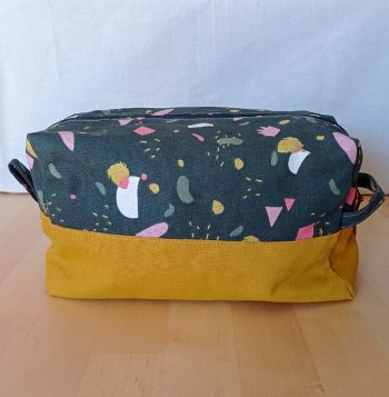 Trousse de toilette SIENNA Arty kaki moutarde – Image 3