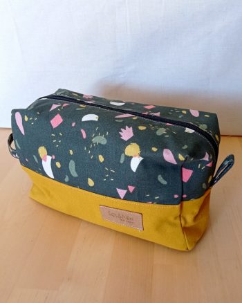 Trousse de toilette SIENNA Arty kaki moutarde – Image 6