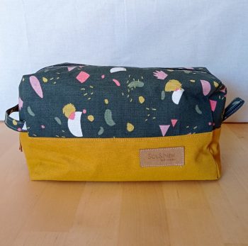 Trousse de toilette SIENNA Arty kaki moutarde – Image 2