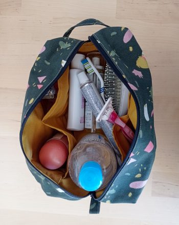 Trousse de toilette SIENNA Arty kaki moutarde – Image 8