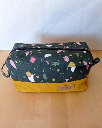 Trousse de toilette SIENNA Arty kaki moutarde – Image 5