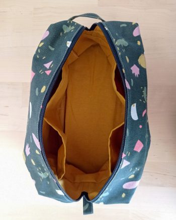 Trousse de toilette SIENNA Arty kaki moutarde – Image 9