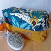 Trousse de toilette SIENNA Desirade pétrole moutarde