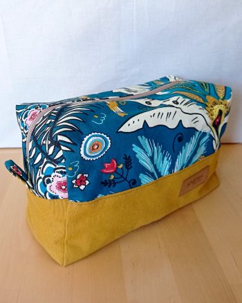 Trousse de toilette SIENNA Desirade pétrole moutarde – Image 4