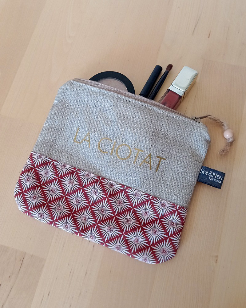 Pochette LOVESUMMER "LA CIOTAT" Oriental Terre cuite