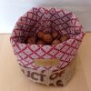 Panier de rangement CELESTE Toile de Jute / Oriental brique – Image 2