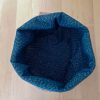 Panier de rangement CELESTE Toile de Jute / Coton lurex bleu – Image 2