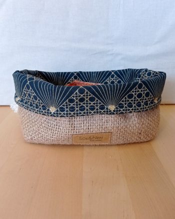 Corbeille / Sac à pain DIVA Cannage Ardoise – Image 3