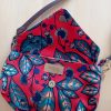 Sac besace Demi-lune ELSA Fleurs rouge – Image 4