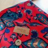 Sac besace Demi-lune ELSA Fleurs rouge – Image 5