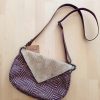 Sac besace Demi-lune ELSA Ethnik marron