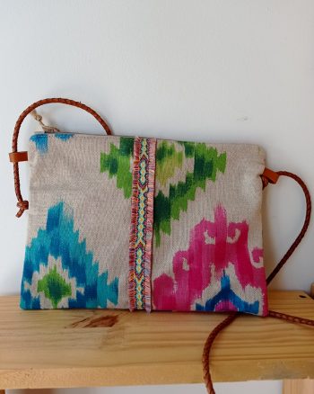 Sac Bandoulière SUMMER Ikat multicolor – Image 4