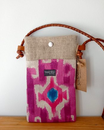 Pochette smartphone SONIA Ikat multicolor – Image 3