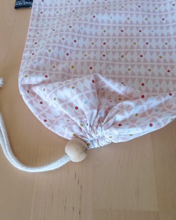 Sac de rangement en tissu PRISSY Losanges roses – Image 3