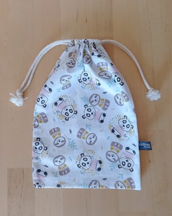 Sac de rangement en tissu PRISSY Pandas