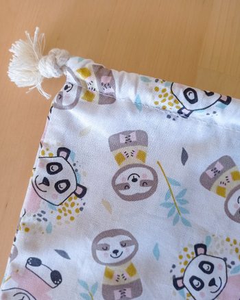 Sac de rangement en tissu PRISSY Pandas – Image 3