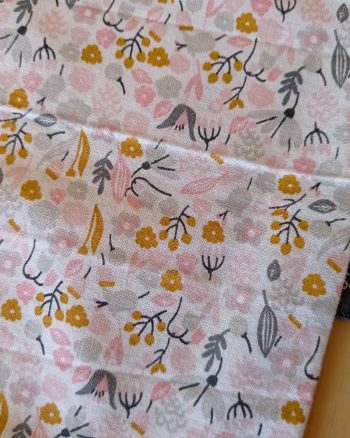 Sac de rangement en tissu PRISSY Fleurs poétiques Roses – Image 4
