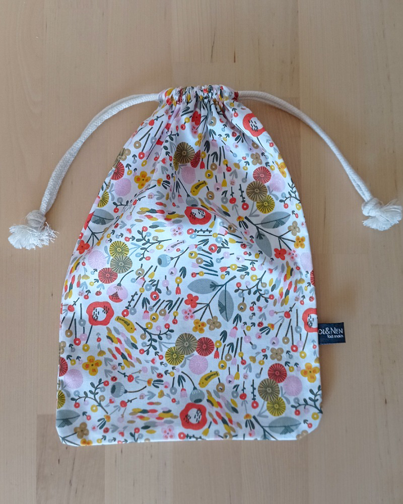 Sac de rangement en tissu PRISSY Fleurs Sixty