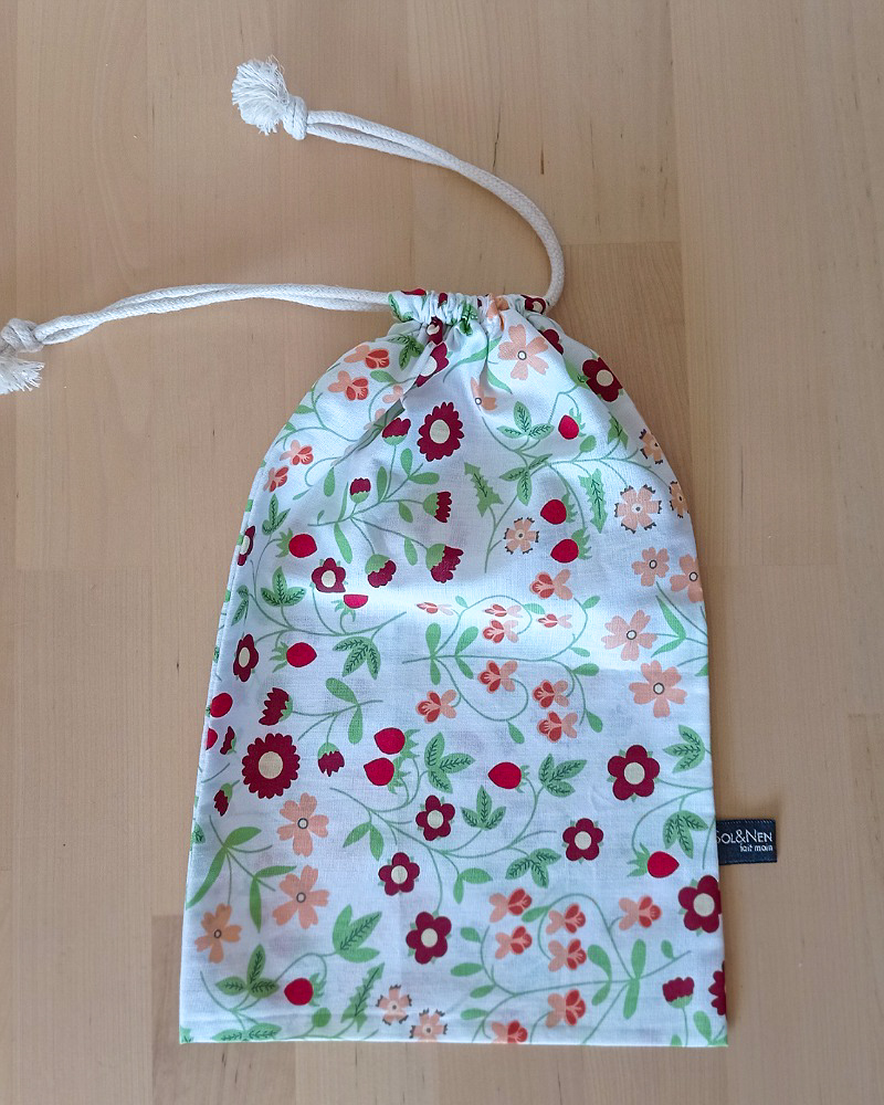 Sac de rangement en tissu PRISSY Fraises