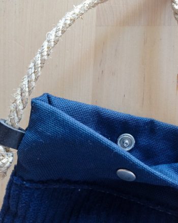 Pochette smartphone SONIA Velours Bleu marine – Image 6