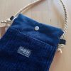 Pochette smartphone SONIA Velours Bleu marine – Image 5