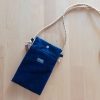 Pochette smartphone SONIA Velours Bleu marine – Image 4