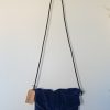 Sac bandoulière WINTY Velours Bleu Marine – Image 3