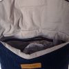 Sac bandoulière WINTY Velours Bleu Marine – Image 5