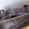 Cabas Velours ANNA Damier Beige/Marron – Image 5